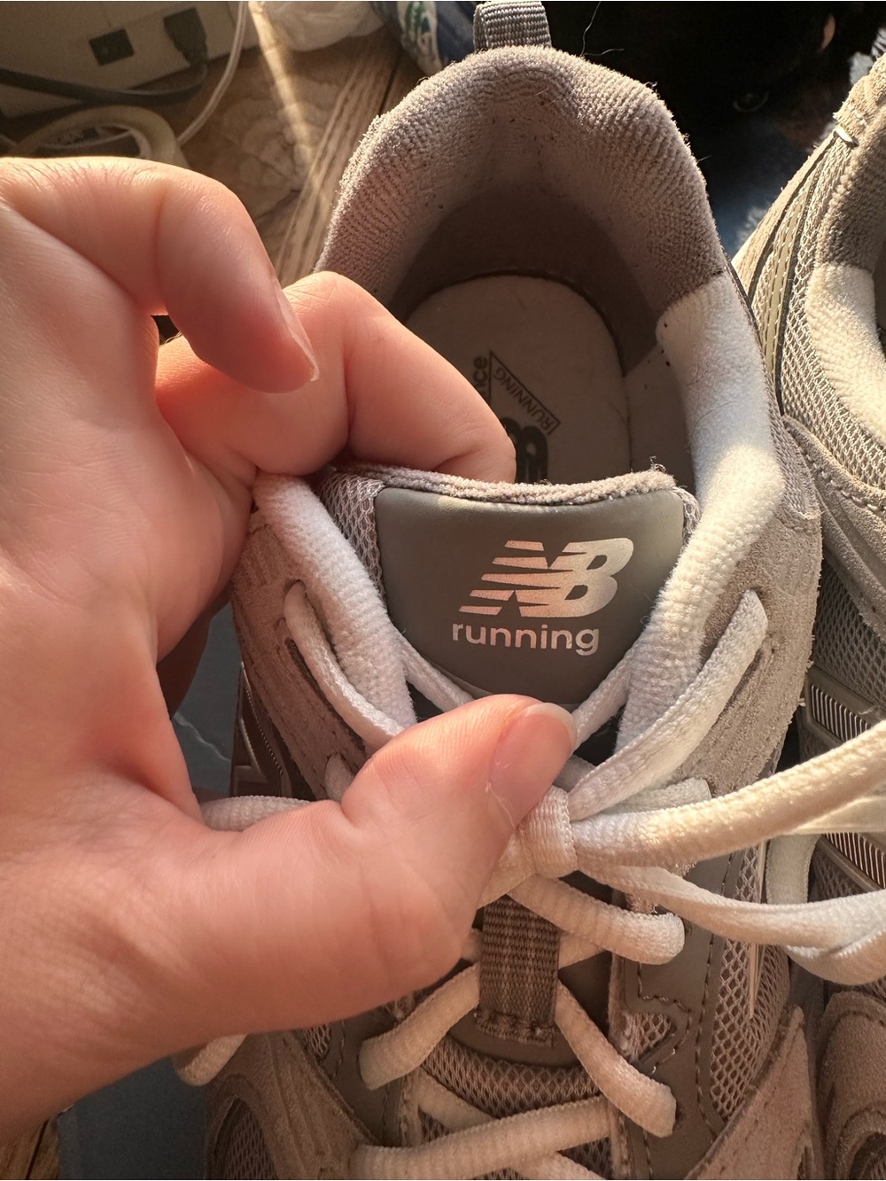 New balance 530 in rain cloud with shadow grey and silver metallic - Picture 5 of 12